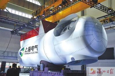 上海电气莆田智能制造基地投运 首台7兆瓦海上风机下线